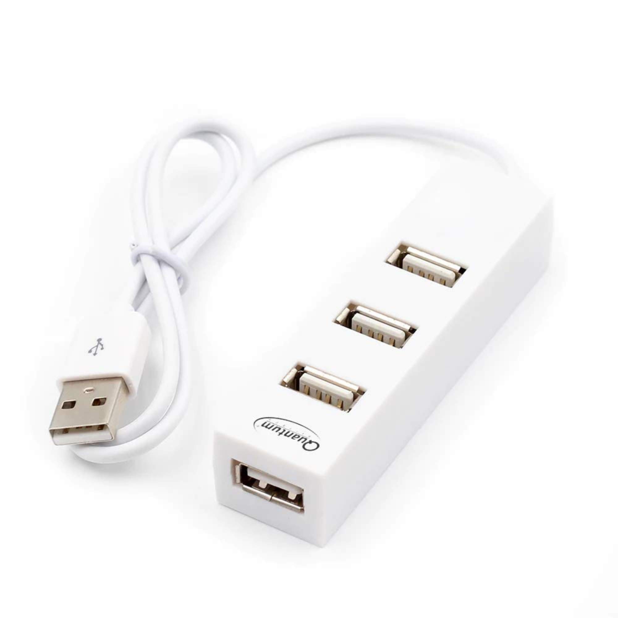 Quantum QHM6642 4-Port USB Hub (White) Bitsweb