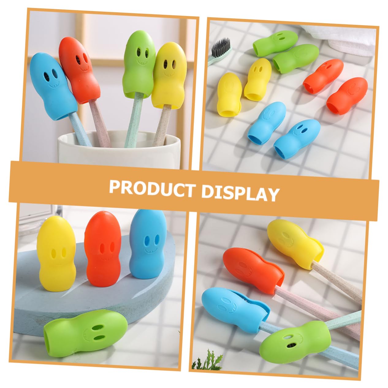 BESTYASH 5 Series Cubierta De La Cabeza del Cepillo De Fundas para Cabezales De Cepillos De Alcance Tapas Protectoras para Cepillos De Color Aleatorio 20 Piezas X 5