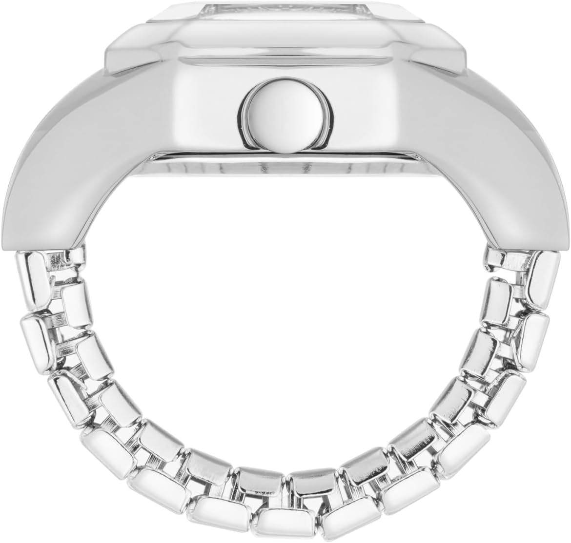 Nine West Women's Ring Watch Gold/Tan/Silver/Pink