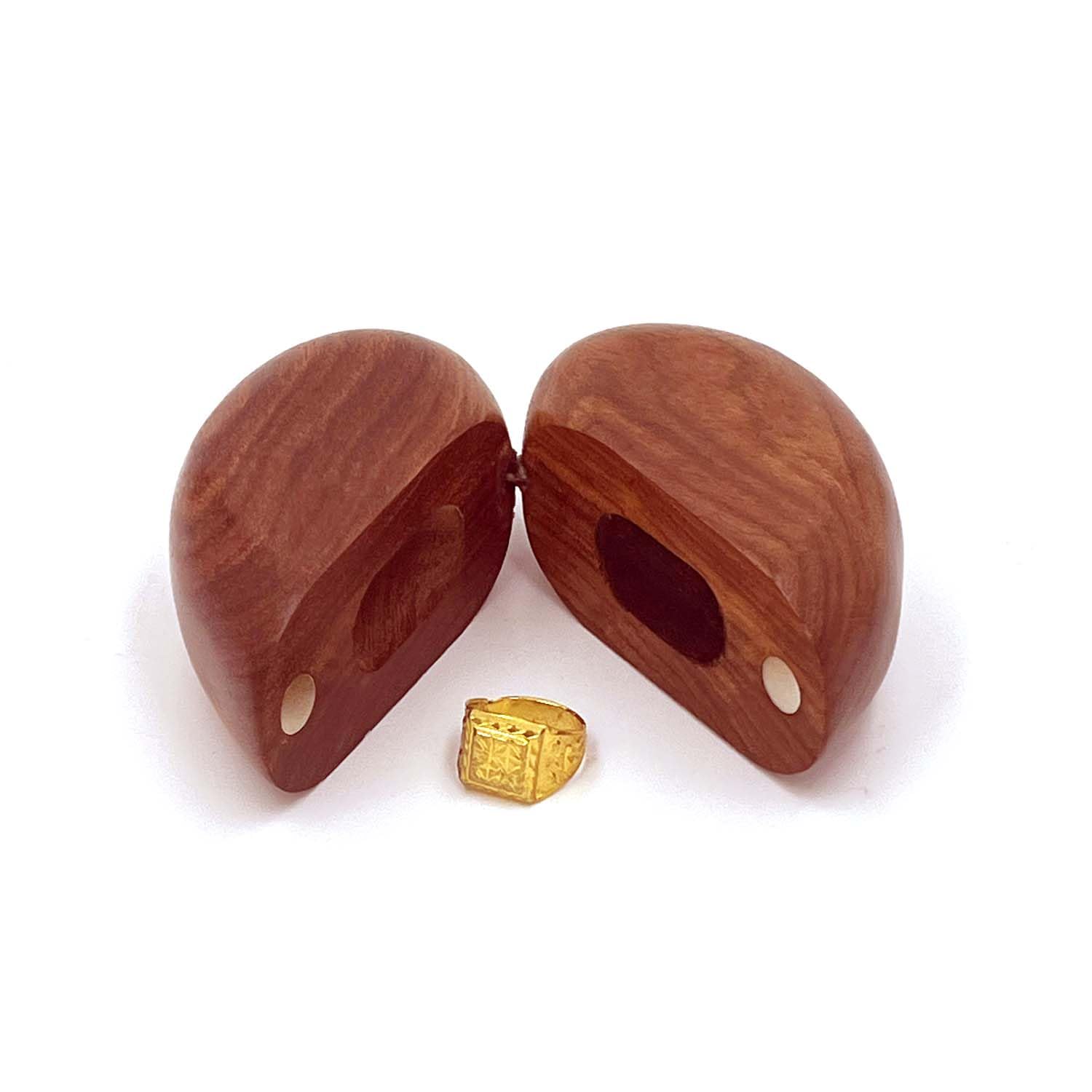 ZYNTIX Wooden Decorative Ring Box Heart Shape - Antique Design for Sister Birthday Gifts, Unique Gift Items For Women Birthday Unique, wooden Handmade love Gift box 2