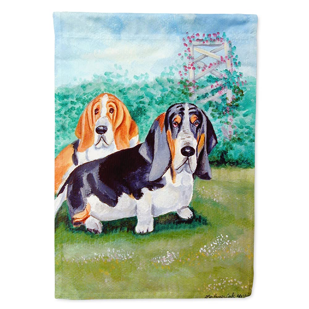 Drapeau Basset Hound en toile de canevas Caroline's Treasures 7061CHF qualité supérieure