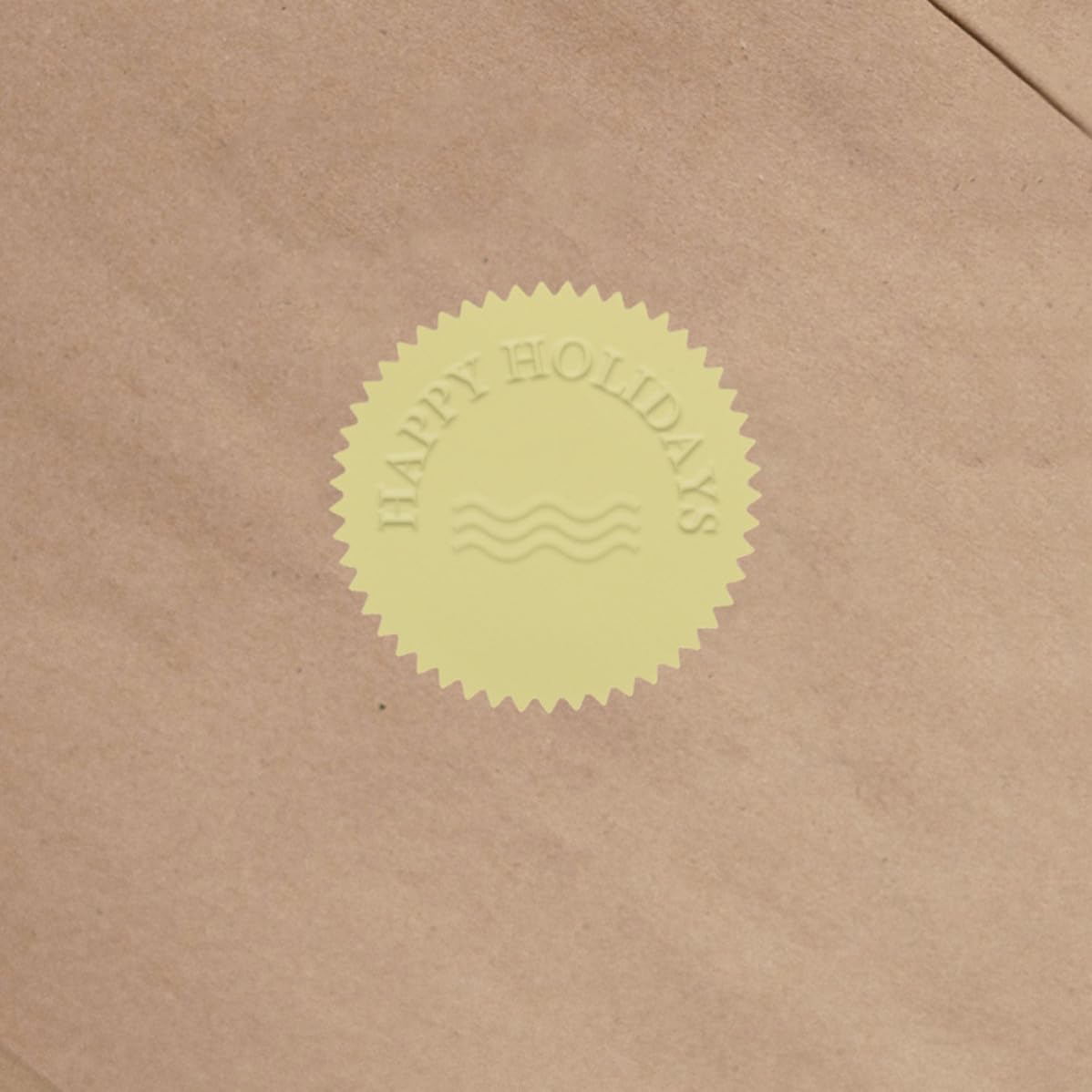 Levemolo 200pcs Self-Adhesive Embossing Stickers with Scallop Edge and Serrated Edges for Certificates and Awards, Versatile Use Tamper-evident Sealing Stickers for Company Stamps