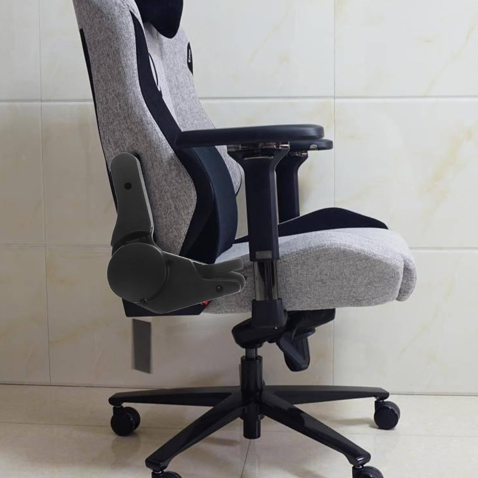 Happyyami Verstellbarer Rückenlehnenwinkel für Gaming Stuhl und Rennsitz 180 Grad Einstellbar Robustes Metall und Abs 1 Satz Zubehör für Ergonomischen Bürostuhl
