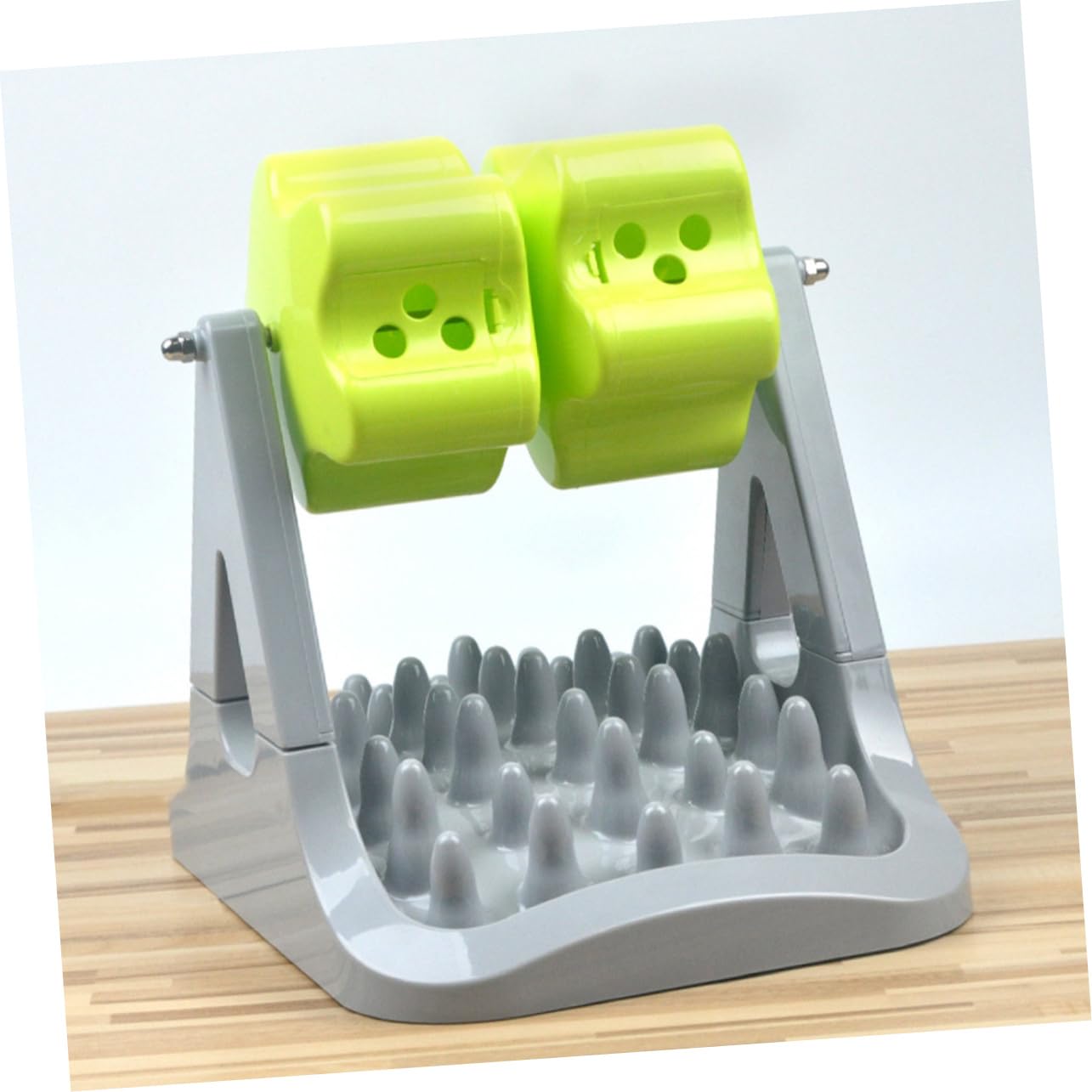 minkissy Juguete con Fugas de Rodillos comedero Lento para Perros Juguetes dogman Juguetes para Perros pequeños Plato de Comida para Perros comedero para Perros automático dispensador