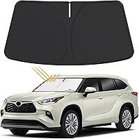 Vista 13 de Parabrisas de coche con protector solar - Motomate personalizado para GMC Sierra 1500 2500 3500, 2023 2022 2021 2020 2019