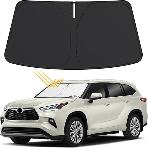 Miniatura 13 de Parabrisas de coche con protector solar - Motomate personalizado para GMC Sierra 1500 2500 3500, 2023 2022 2021 2020 2019