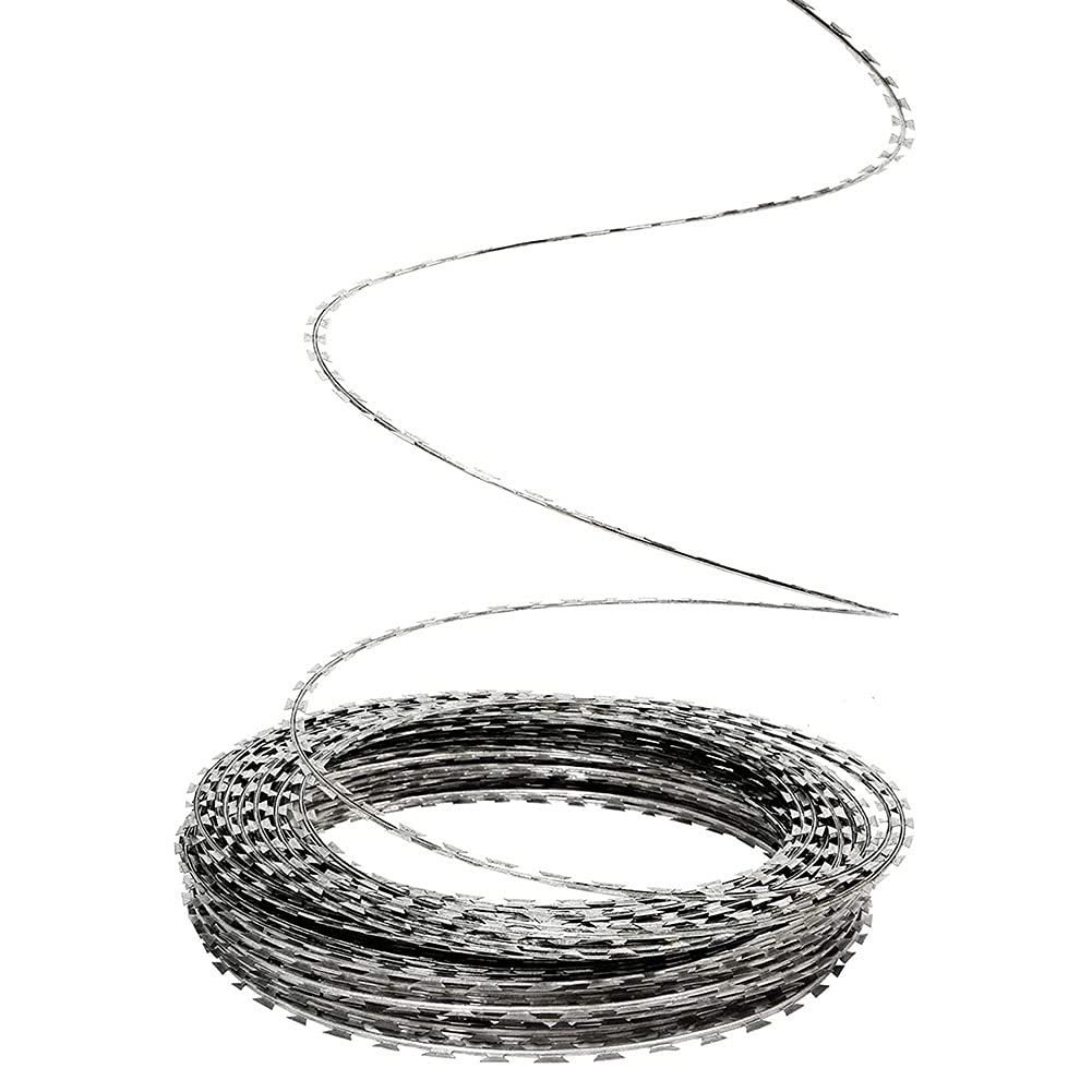 Amazon.com: Razor Wire Barbed Wire, Razor Ribbon Barbed Wire, Razor ...