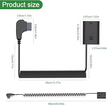 Amazon.com : Gonine NP-FZ100 A7IV Dummy Battery with D-TAP Port