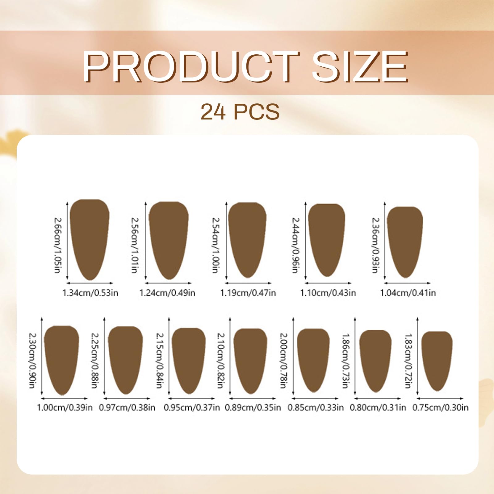 GlamRays 24 Pieces Spring Press on Nails Short Almond Pink Purple Nail Tips Acrylic Nail Set Strawberry Cherry Orange Nail Art False Nails Press ons French Tip - Image 2
