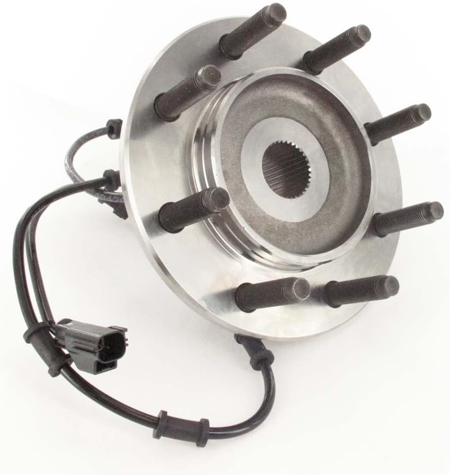 SKFFront Wheel Bearing and Hub Assembly with ABS Sensor Wire Sealed Spindle 8 Lug BR930502 Aftermarket Part Compatible with Dodge 2003-2005