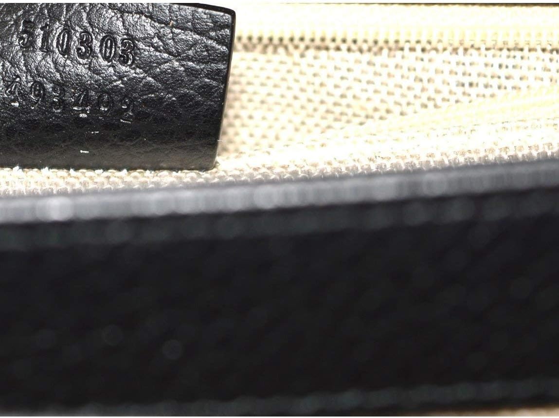 Gucci Kadın Siyah Deri 510304 Interlocking GG Çapraz Askılı Çanta Yeni