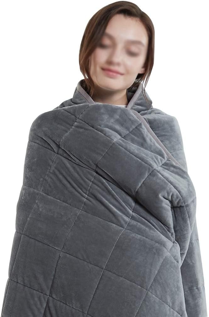 coperta ponderata per adulti 15 libbre pesante coperta queen size