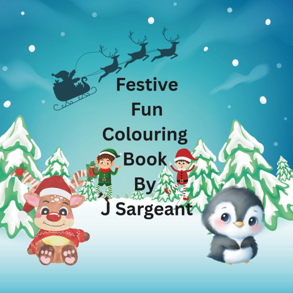 Festive Fun Colouring Book for kids