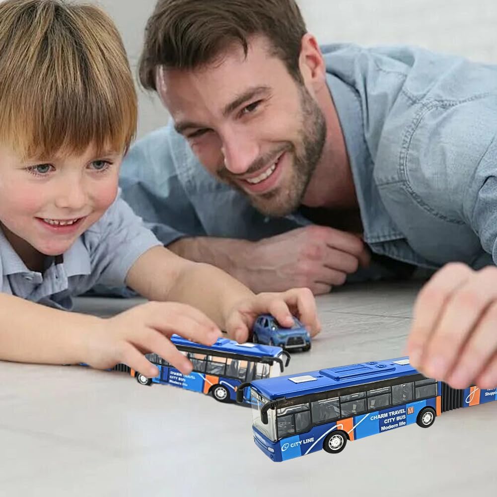 DVSWDMA Bus Toy for Boys and Girls City Sightseeing Tour School Bus - Image 7