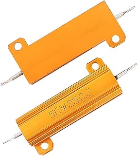 TMP1105 2pcs/lot 50W Aluminum Power Metal Shell Case Wirewound Resistor (Rated Power : 50W, Resistance : 2.7K)