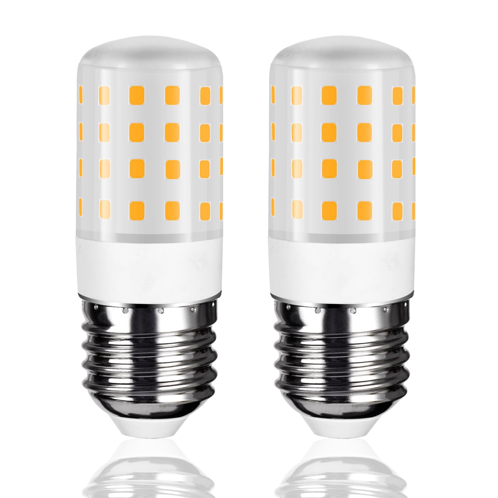 Karyoosi E27 LED Bulbs 7W, 800LM Warm White 3000K, E27 LED Light Bulb 60W Replacement, Flicker-Free, Non-Dimmable, Pack of 2