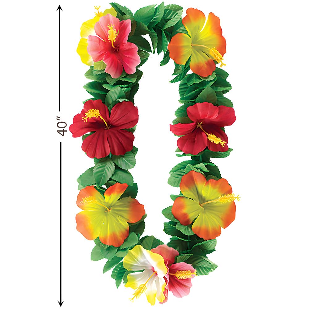 Amscan Multicolor Key West 3D Tropical Lei - 40