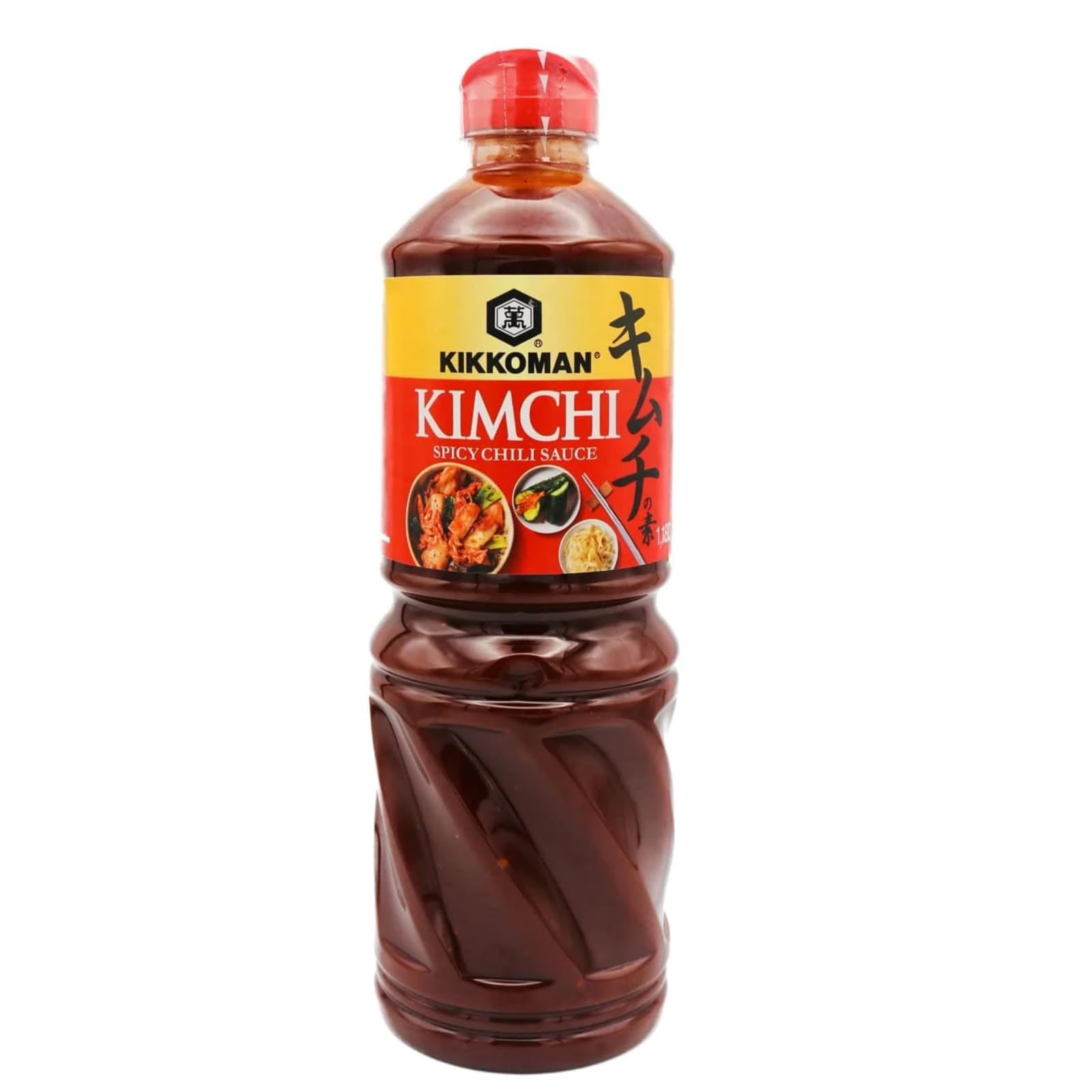 Salsa Piccante Kikkoman Kimchi Spicy Chili Sauce Bottiglia Pet 1180 g