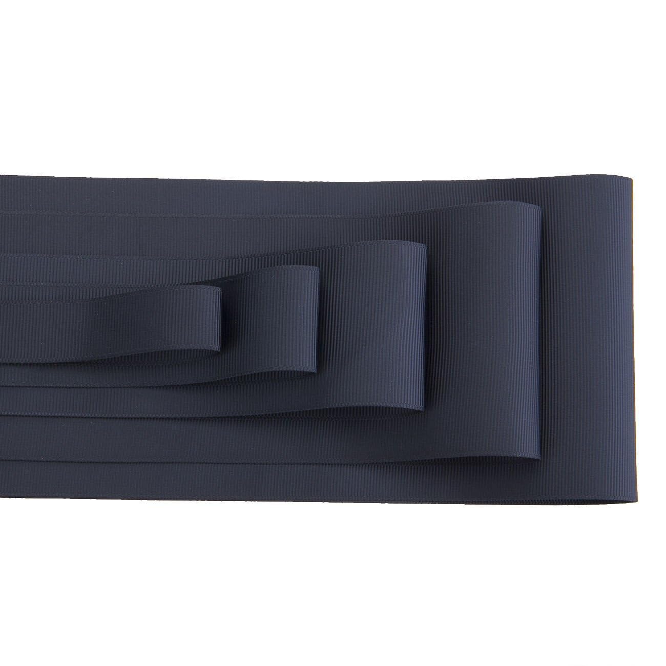 Grosgrain Ribbon 10 Meters Reel Double Sided Petersham, 19mm 32mm 50mm 75mm 100mm Craft Weddings Trimming. (Black,32mm)