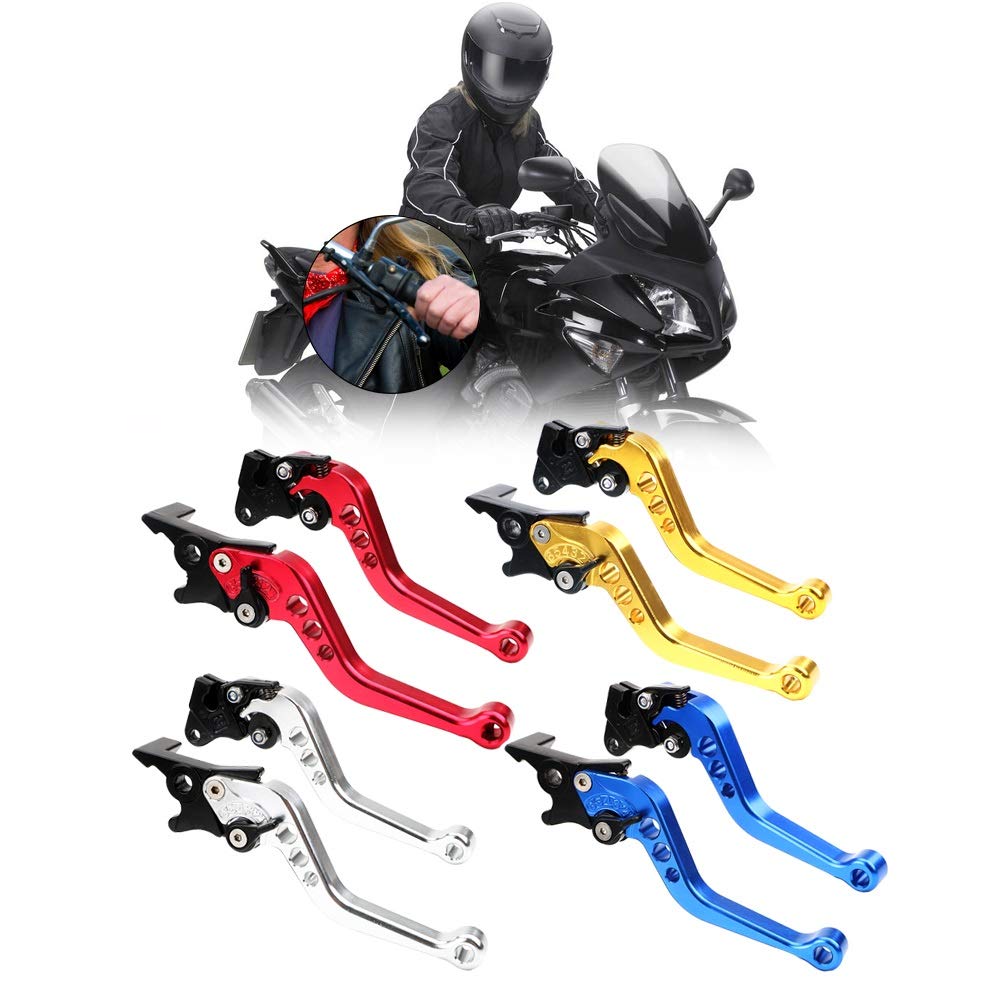 Palanca Freno Accesorios De Motocicleta CNC, Manija De Palanca De Freno De Tambor De Embrague Universal para Modificación De Motocicleta, 1 Par De Manijas De Freno De Motocicleta De Aleación