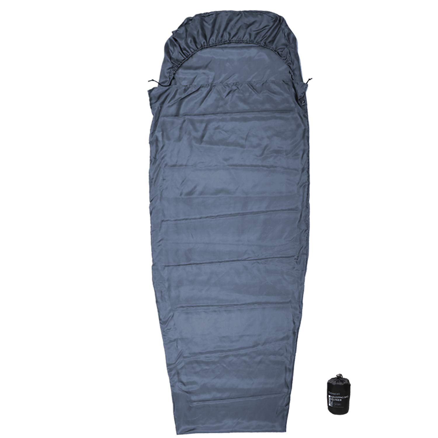 BROWINT Silk Sleeping Bag Liner, Silk Sleep Sack, Extra Wide 220x110cm, Lightweight Travel Sheet for Hotels, Sleeper with Reinforced Gussets
