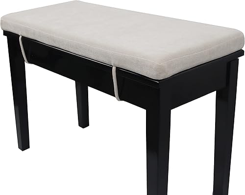 Loveboat Cojín de banco lavable de 36 pulgadas, antideslizante, para almacenamiento de zapatos, ventana, piano, comedor, 36 x 18 x 2 pulgadas, beige