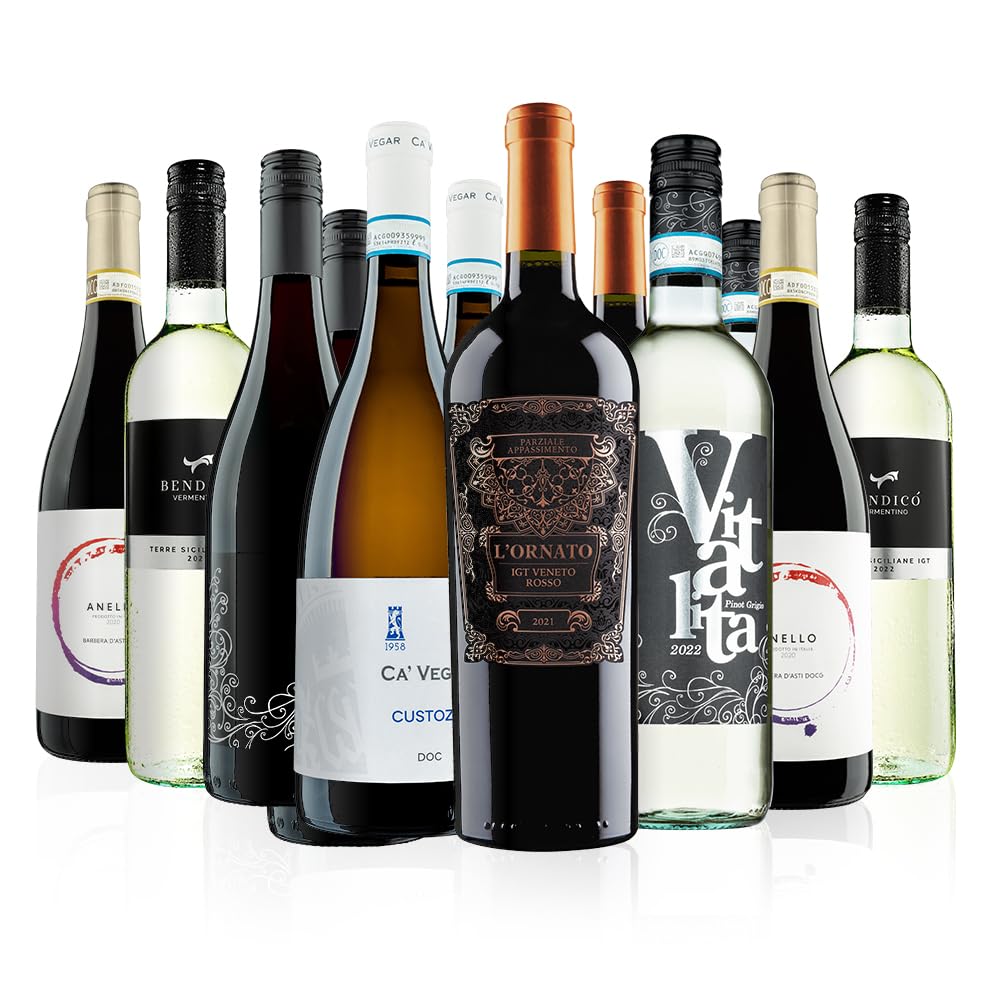 Virgin Wines - Italian Customer Favourites Mixed Wine Case - 12 Bottles (75cl) - Sangiovese, Barbera, Vermentino & More