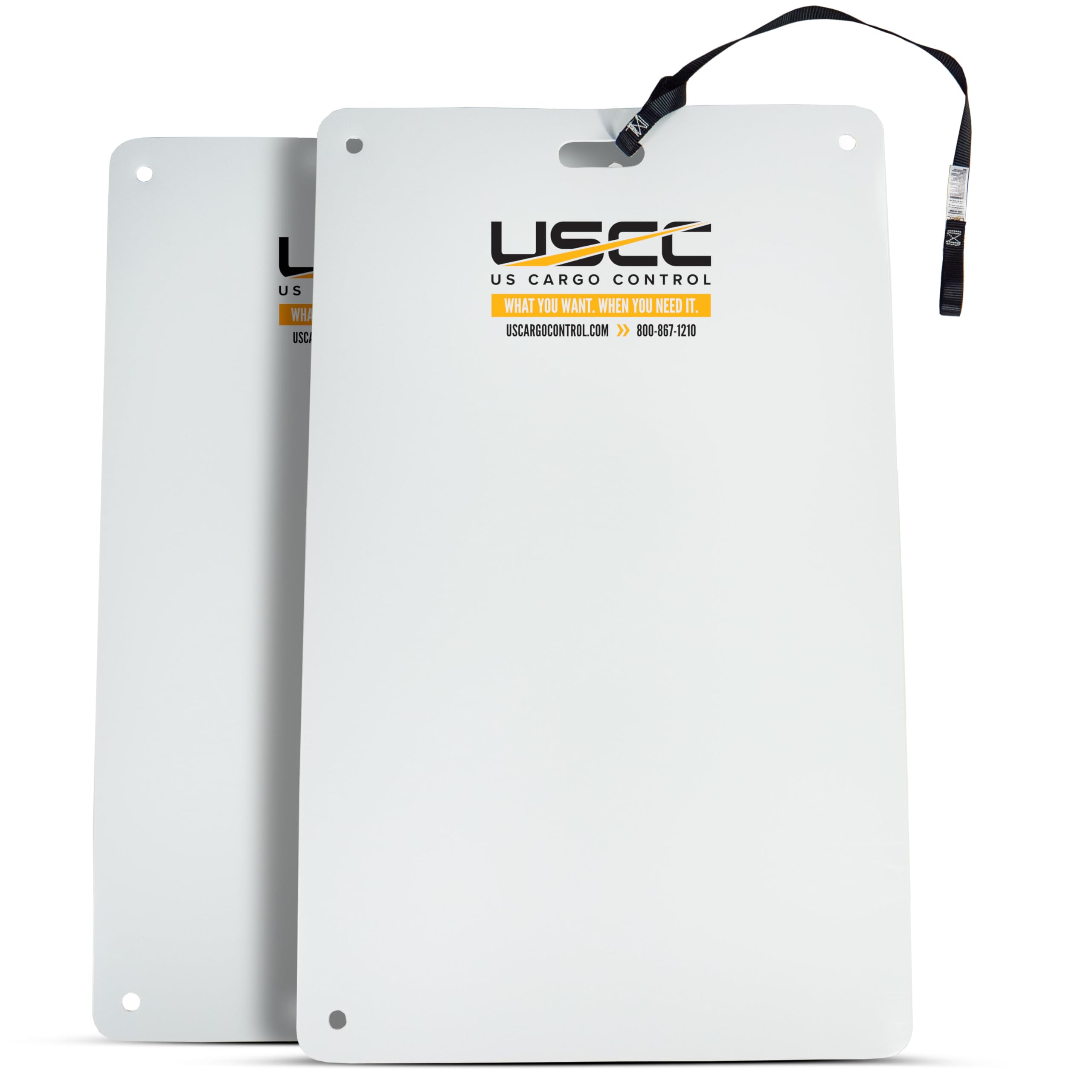 US Cargo Control Appliance Slider with Pull Strap, 48" X 30" Plastic Floor Protection Appliance Moving Mat for Moving on Hardwood Floors & Tile Floors, Glides Easy & Fits Standard Doorway - 2 Pack