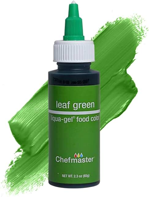 Chefmaster Leaf Green Liqua-Gel® Food Coloring | Vibrant Color | Profess...