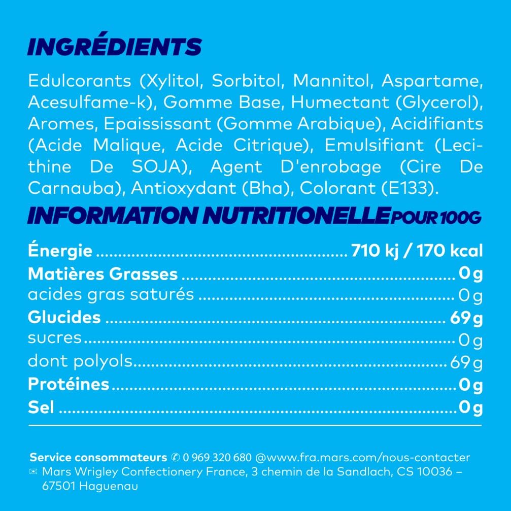 FREEDENT REFRESHERS Chewing-gum Fraise Citron 30 Dragées 67g