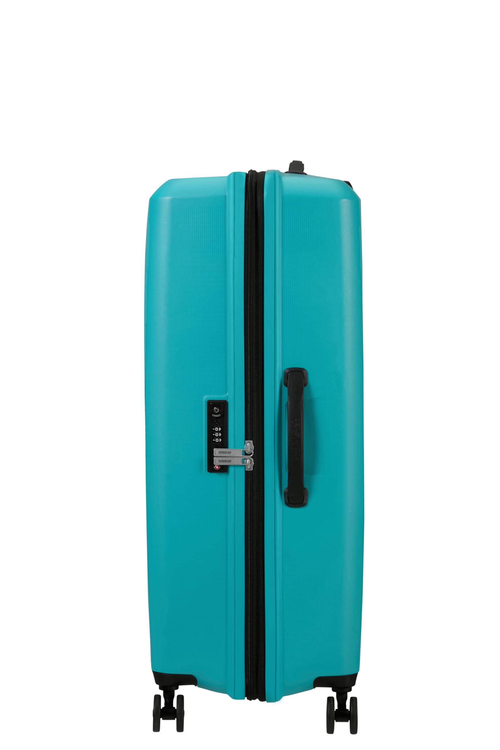 American Tourister Aerostep - Spinner L, Erweiterbarer Koffer, 77 cm, 101.5/109 L, Türkis (Turquoise Tonic)