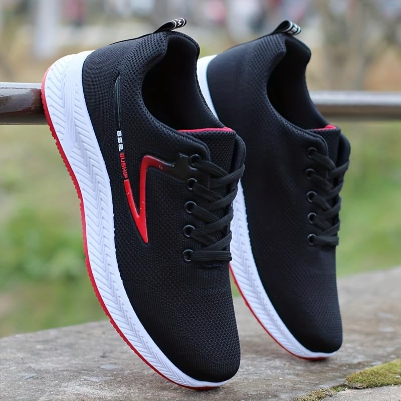 Lightweight and Breathable Men's Lace-up Sneakers - Men's Sport Shoes Athletic Shoes for Running Basketball Workout Gym Walking3