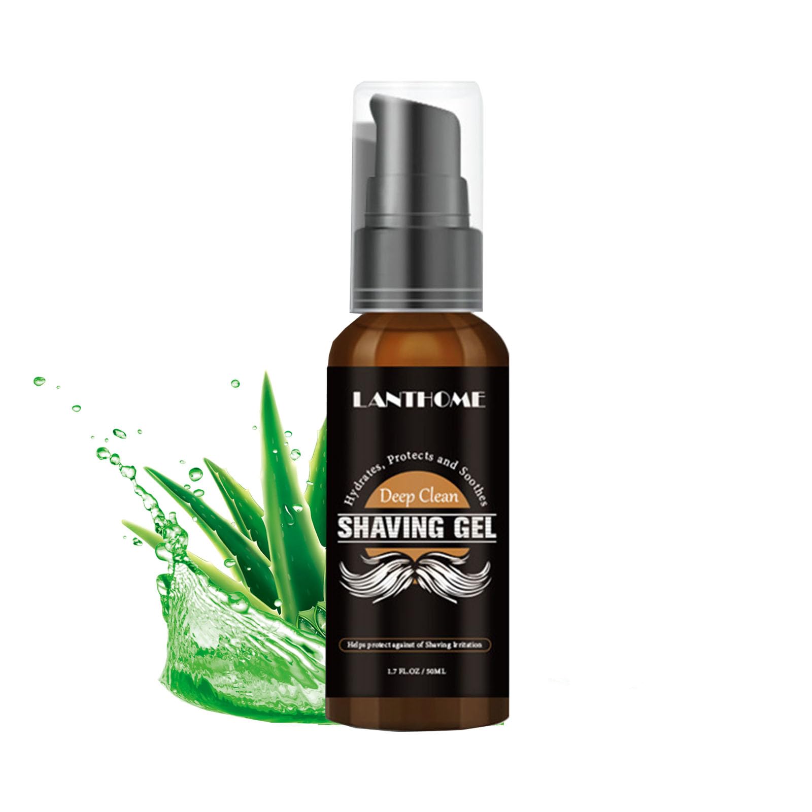 Aceite para Barba Hombre(50ML), Crecimiento Barba, Acondiciona y suaviza la barba, Ayuda a su Crecimiento