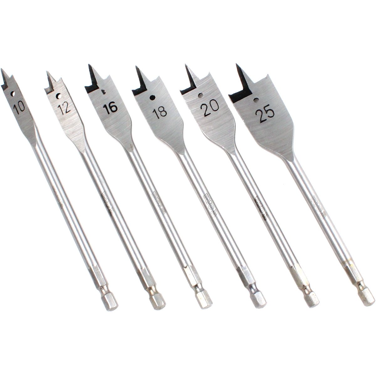 Yato yt-3258 – Flat Wood Drill Bit Set of 6 10 – 25 mm