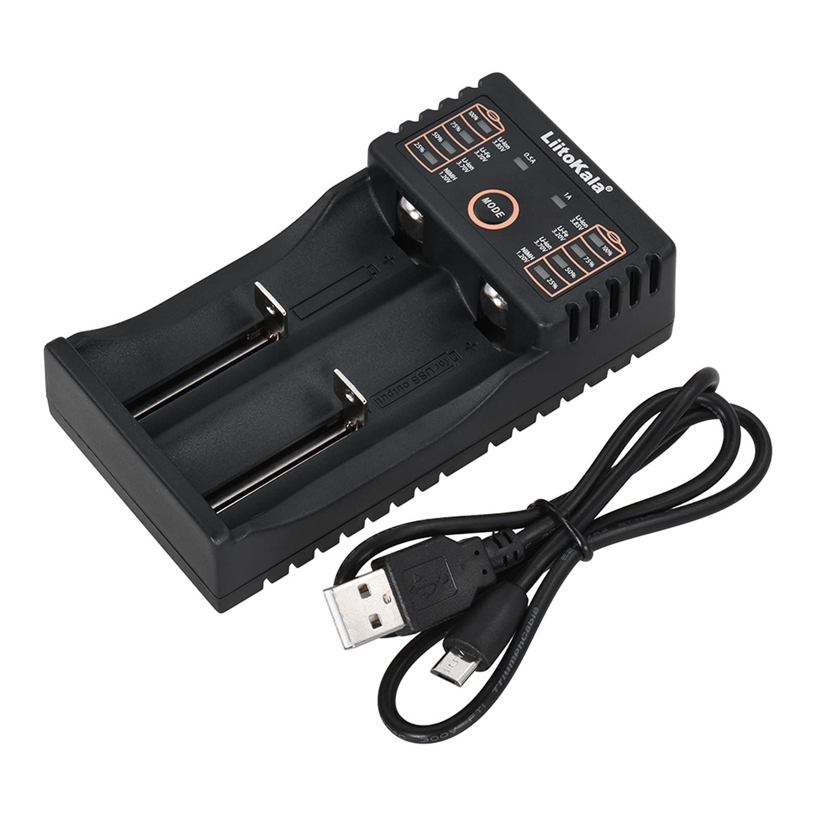 Pepisky Lii-202 Smart Battery Charger for 1.2V/3.7V/3.2V/3.85V AA/AAA 18490/18350/16340/14500/10440 NiMH Lithium Batteries