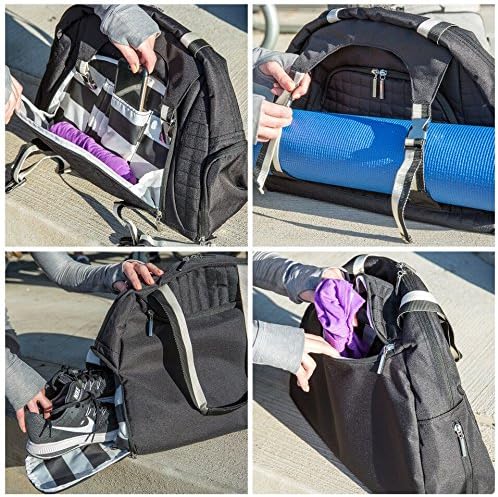 Miniatura 8 de JFIT Bolsa de yoga  6 opciones disponibles  Alfombrilla de yoga multiusos, gimnasio, bolsa de viaje