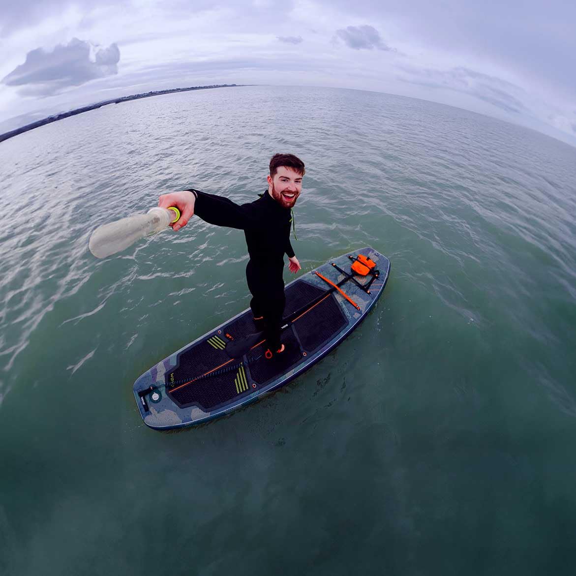 Laisse de ceinture à dégagement rapide | Ceinture de sécurité enroulée pour SUP avec déconnexion à une traction, sangle de taille réglable rembourrée en néoprène | Idéale pour le paddle, le kayak et