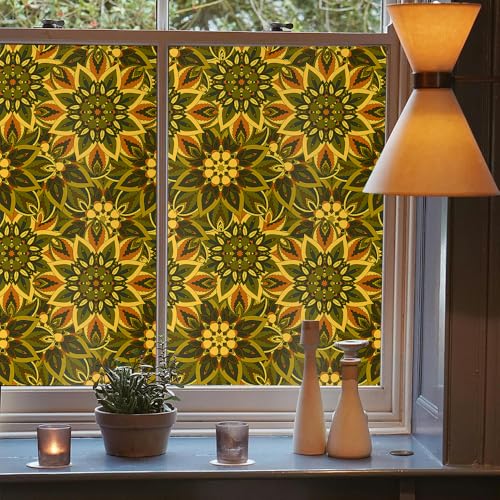 Vinilo Decorativo 15.7x118in Verde Amarillo Mosaic miniatura 3