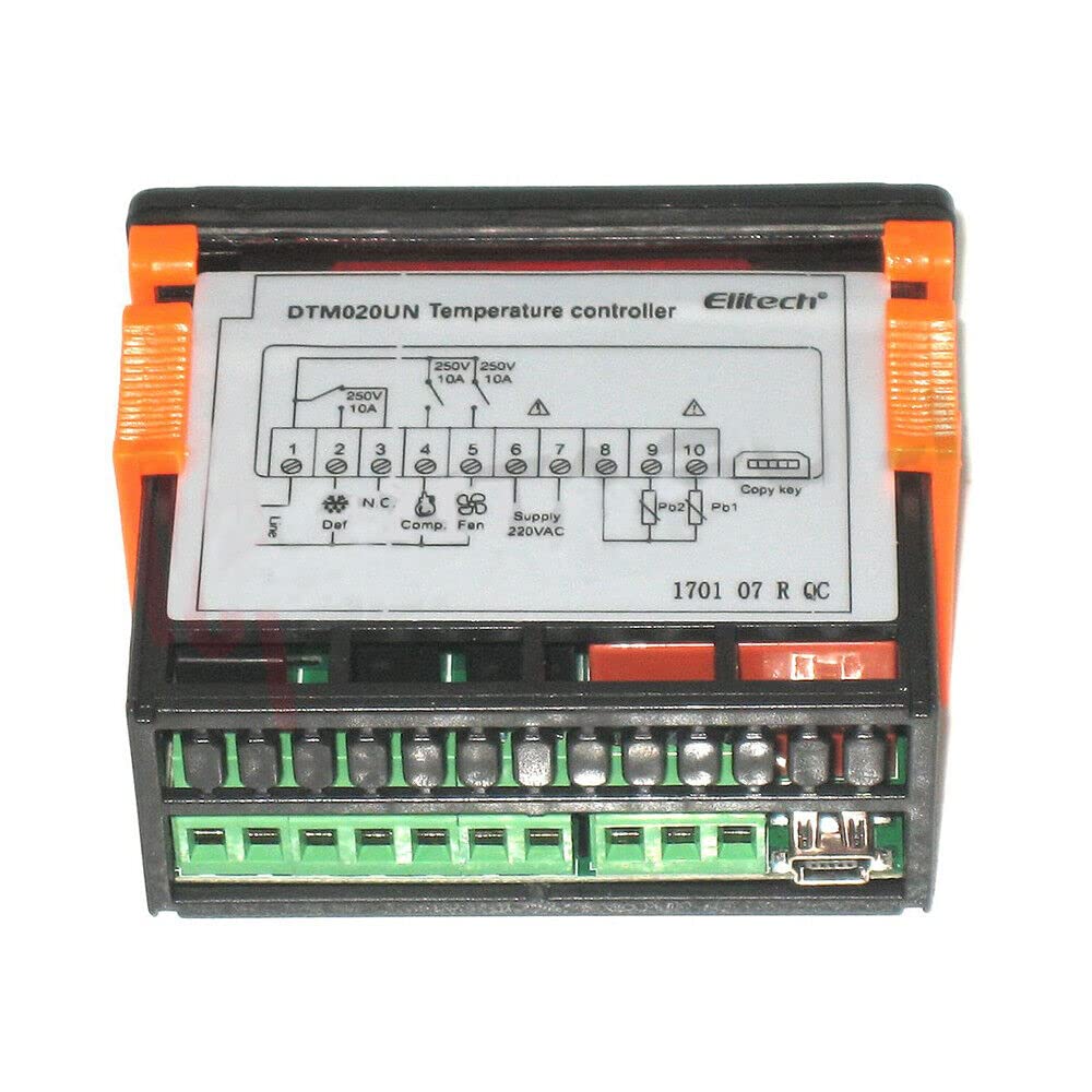 G GRIMALDI TERMOSTATO DIGITALE SKL ETC-974 REGOLATORE ELETTRONICO 230V DA INCASSO ELITECH PER FRIGO INDUSTRIALE