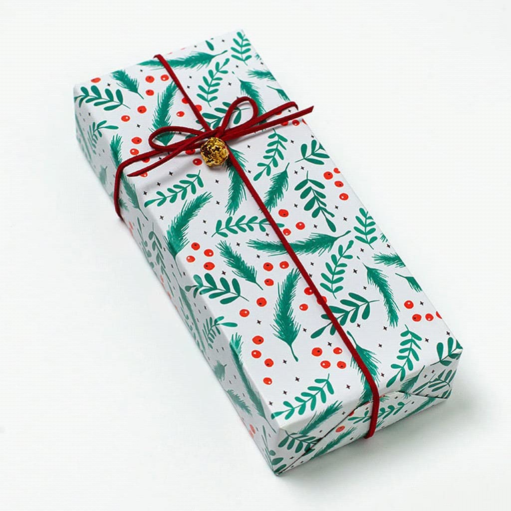 Papier do pakowania Papier do pakowania mały świeży styl 7 style Pakiet 5 urodziny wakacje kwiat prezent papieru do pakowania dla przyjaciela Rodzina 29.9in Prezent (Color : H)