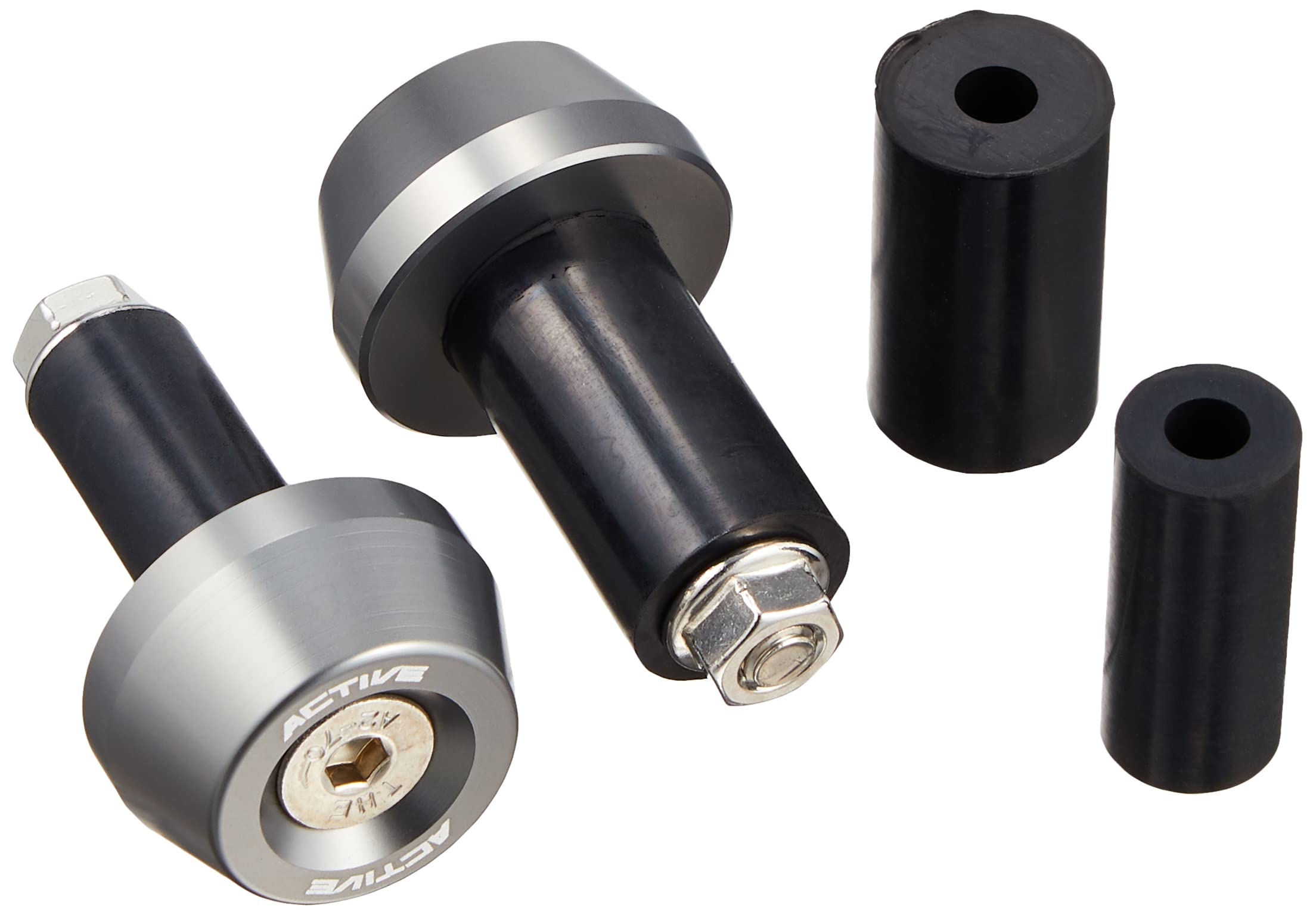 Amazon | アクティブ(ACTIVE) アルミバーエンド ガンメタ φ30-L15