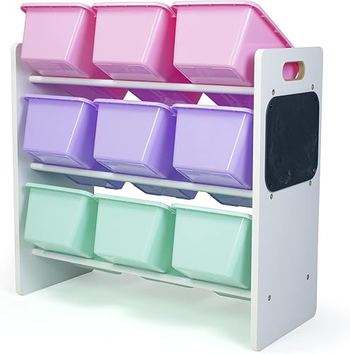 Miniatura 6 de TSRING 9 organizadores de almacenamiento de juguetes multicolor