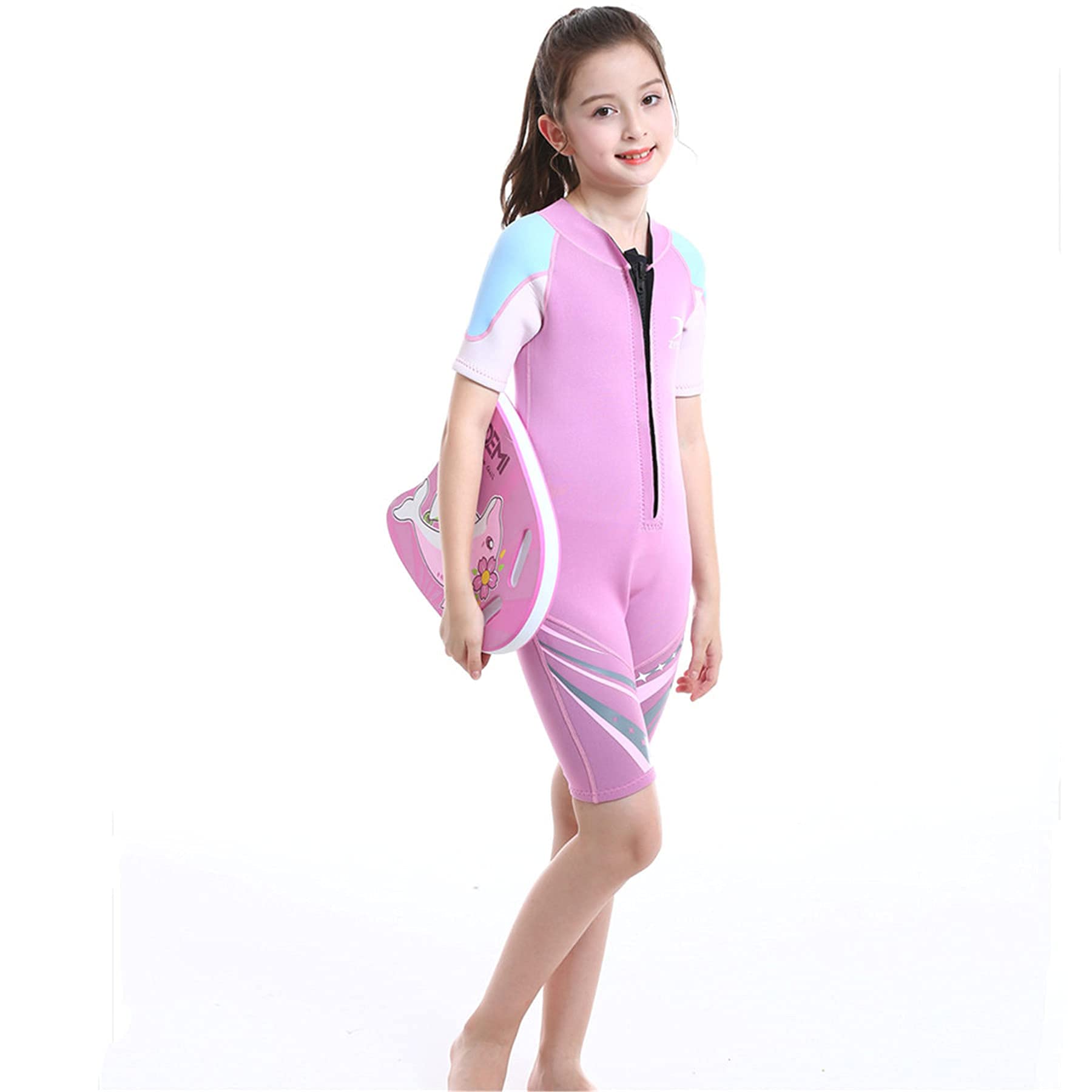 ZCCO Costume da bagno termico in neoprene per bambini, mute intere per ragazzi e ragazze