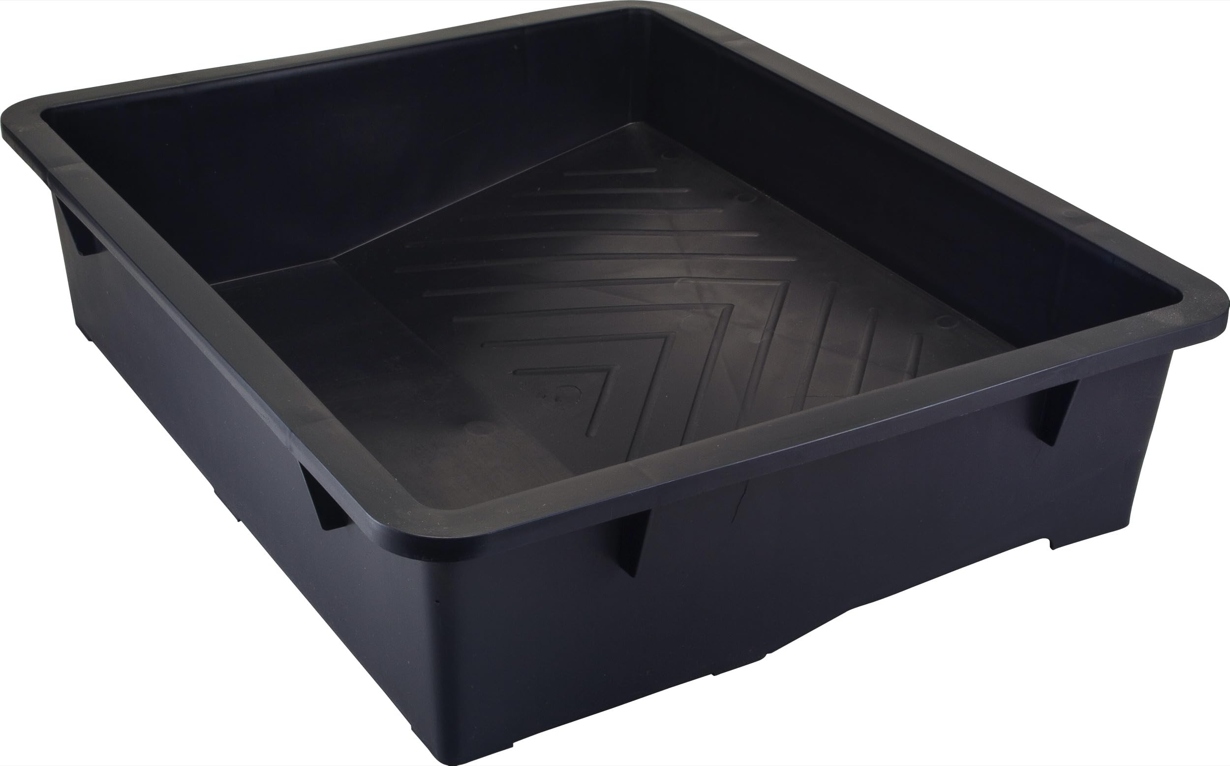 Axus Decor Paint Roller Tray(Blue series) - Plastic Paint Tray, Roll Off Grids, Hanging Hook & Reusable - Fits Roller Sleeves Upto 15 Inch - For Professional Painter's & DIY Enthusiasts, Black