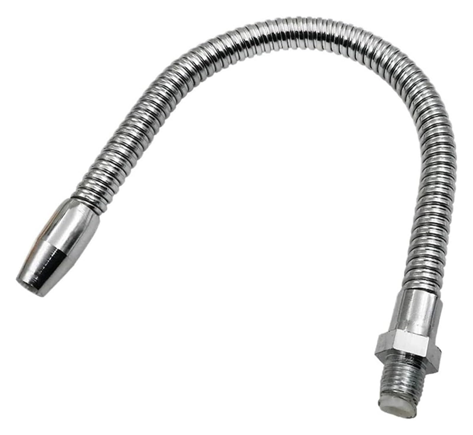 Tuyau de refroidissement flexible en métal, tube flexible de refroidissement eau-huile, pulvérisateur d'huile de lubrification, système de lubrification par brouillard métallique(External Thread,1/4 4