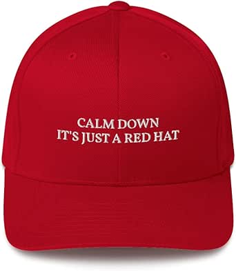 Relax It’s Just A Red Hat DONALD TRUMP Hat MAGA Parody Cap - Nederland