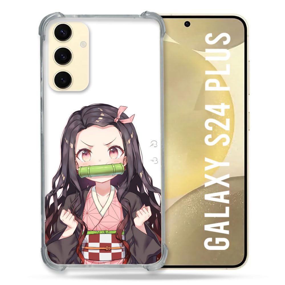 Cokitec Reinforced Case for Samsung Galaxy S24 Plus Manga Demon Slayer Nezuko