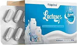 Lactase Enzima Digestiva Para Alimentos Lácteos 10.000 UFCC 30 Cápsulas Fitoprime