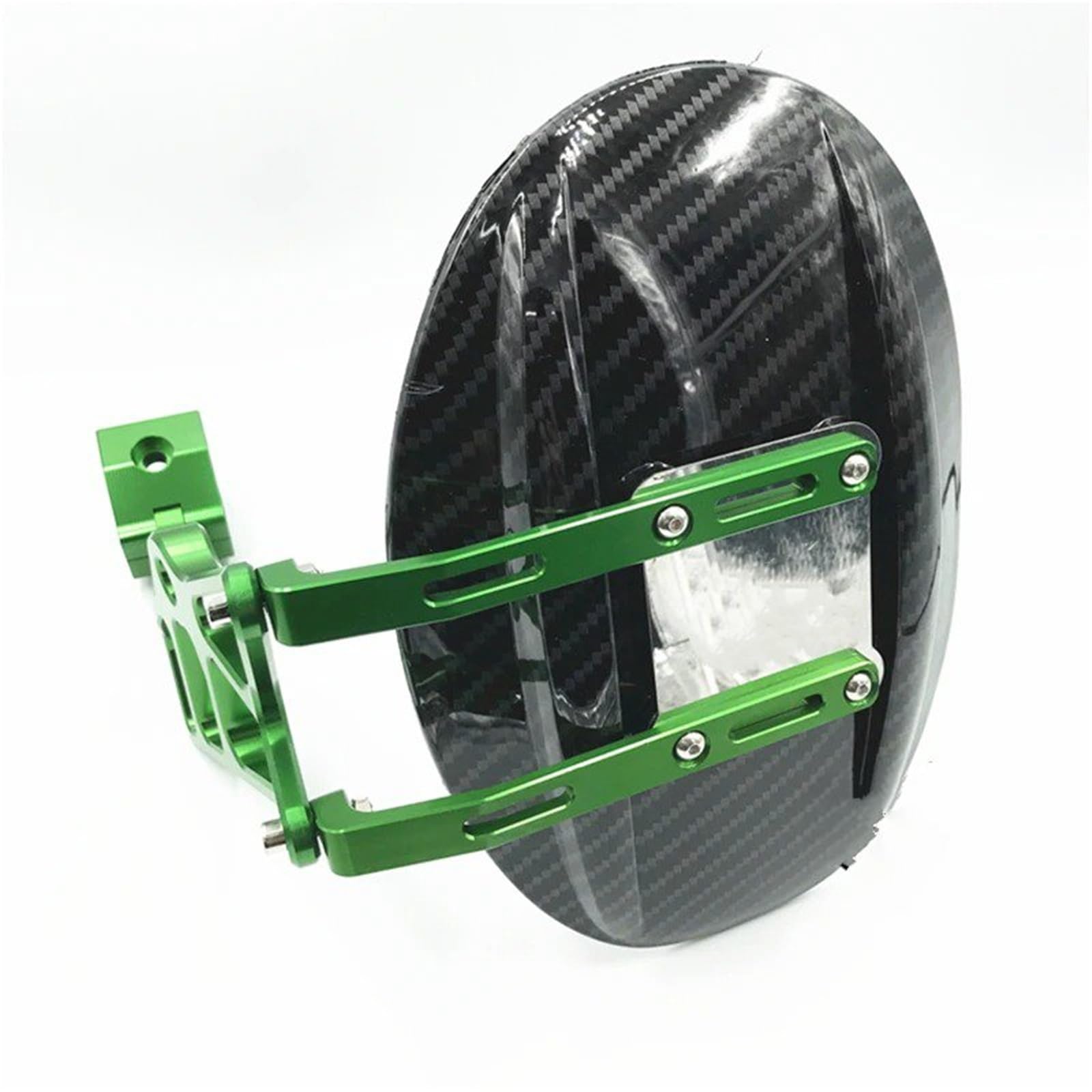 Motocicleta Guardabarros para Kawaski para Z1000 para Z1000SX 2010-2021 Motocicleta Aluminio Fibra Carbono Trasero Guardabarros contra Salpicaduras Motocross Guardabarros(Green)