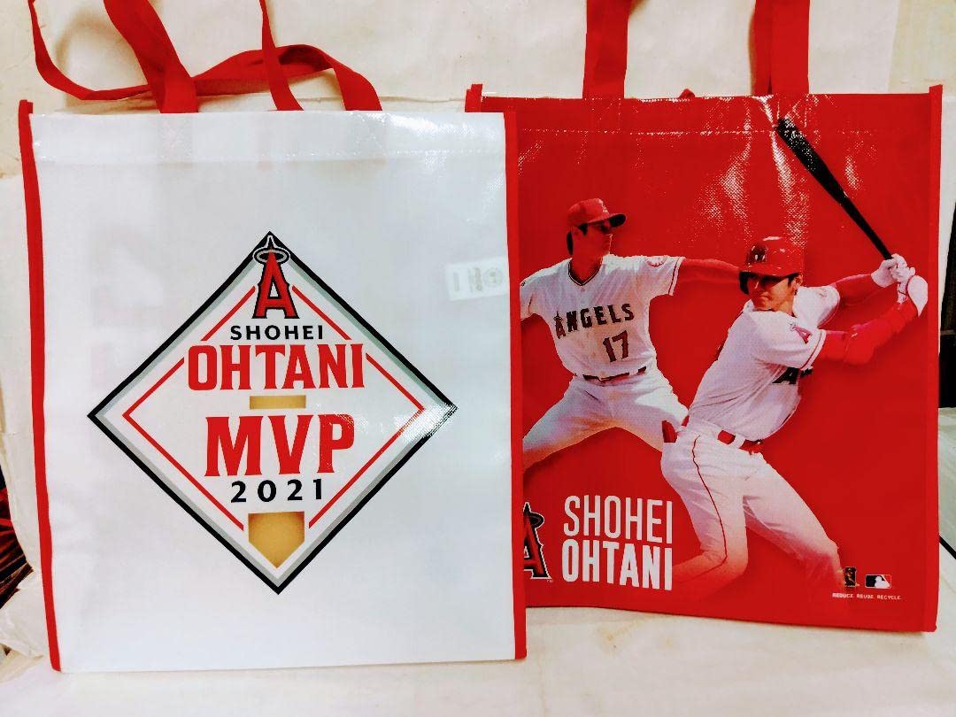 Amazon.co.jp: 大谷翔平 ショッピング エコバッグ MVP 2点セット  